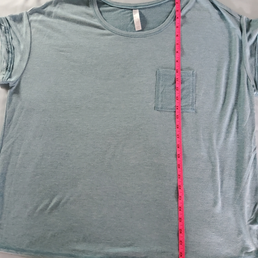 Cacique Sleepwear Sky Blue Short Sleeve Tee - Picture 3 of 6